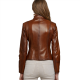 Rosalia Louise Slim Fit Leather Jacket