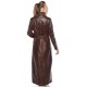 Sarah Peyton Belted Leather Trench Coat