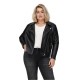 Sofia Ellie Black Biker Leather Jacket