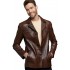 Sterling Dark Brown Leather Coat