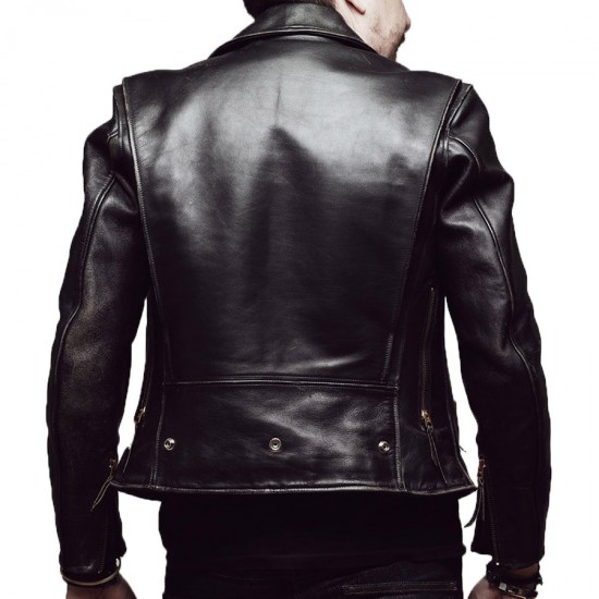 Terminator 2 Judgment Day Arnold Schwarzenegger Black Biker Jacket