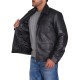 The Vampire Diaries Damon Salvatore Black Leather Jacket