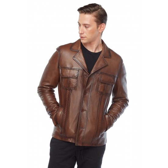 Tucker Brody Waxed Leather Coat