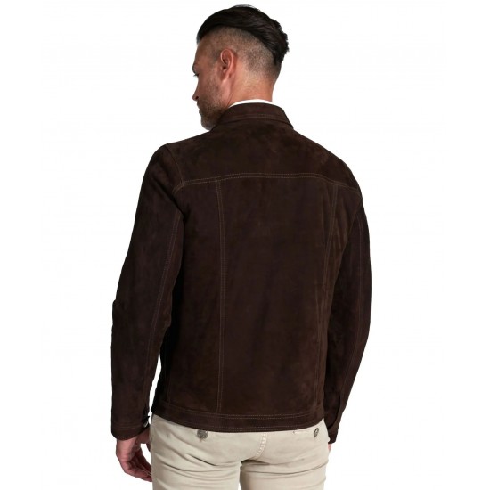 Valentino Dark Brown Leather Jacket