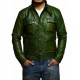 Wanted James McAvoy (Wesley Gibson) Green Slim Fit Leather Jacket