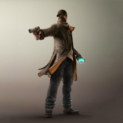 Watch Dogs Aiden Pearce Leather Trench Coat