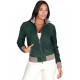 Aniyah Wynter Bomber Suede Leather Jacket