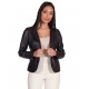 Harmony Aliyah Black Leather Coat