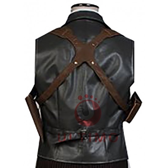 BioShock Infinite Booker DeWitt Black Leather Vest