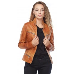 Stella Hannah Brown Leather Jacket